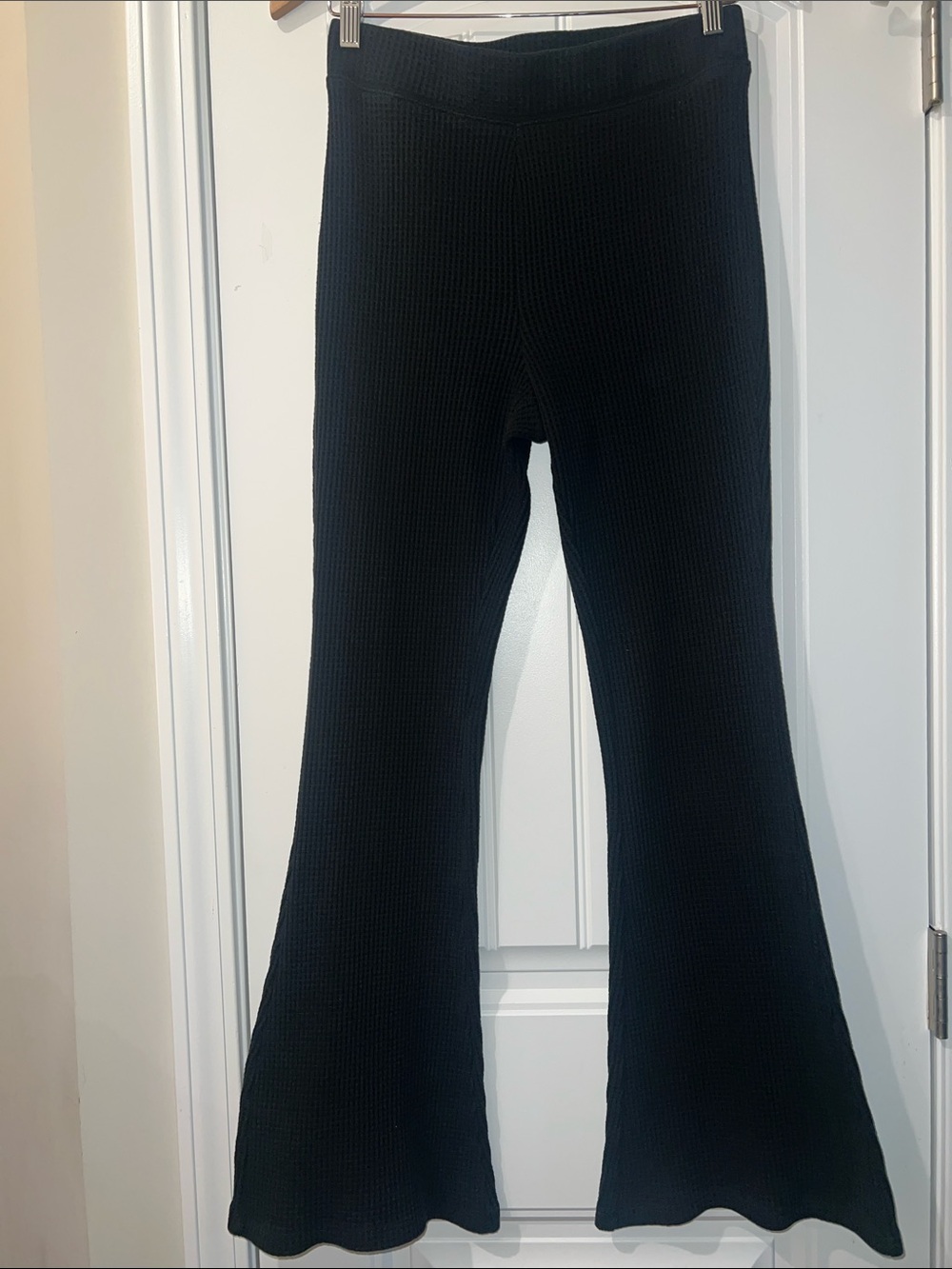 aerie high rise wide leg waffle knit Pants Medium